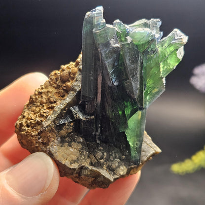 Vivianite Crystal Specimen 94.81g, Terminated Vivianite Crystal, Raw Blue