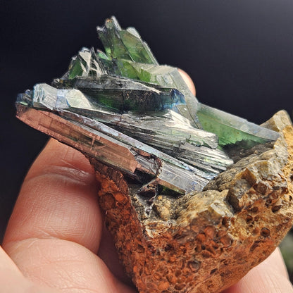 Vivianite Crystal Specimen 94.81g, Terminated Vivianite Crystal, Raw Blue
