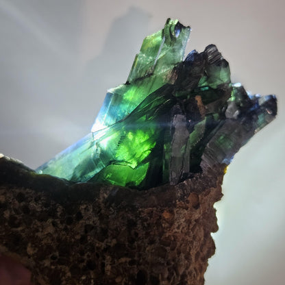 Vivianite Crystal Specimen 94.81g, Terminated Vivianite Crystal, Raw Blue