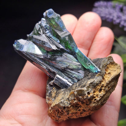 Vivianite Crystal Specimen 94.81g, Terminated Vivianite Crystal, Raw Blue