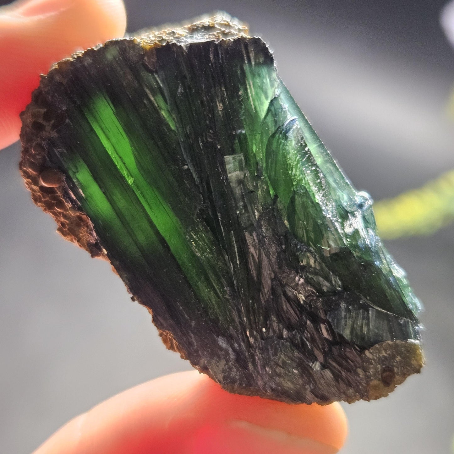 Vivianite Crystal Cluster 28.10g, Vivianite Specimen, Raw Blue