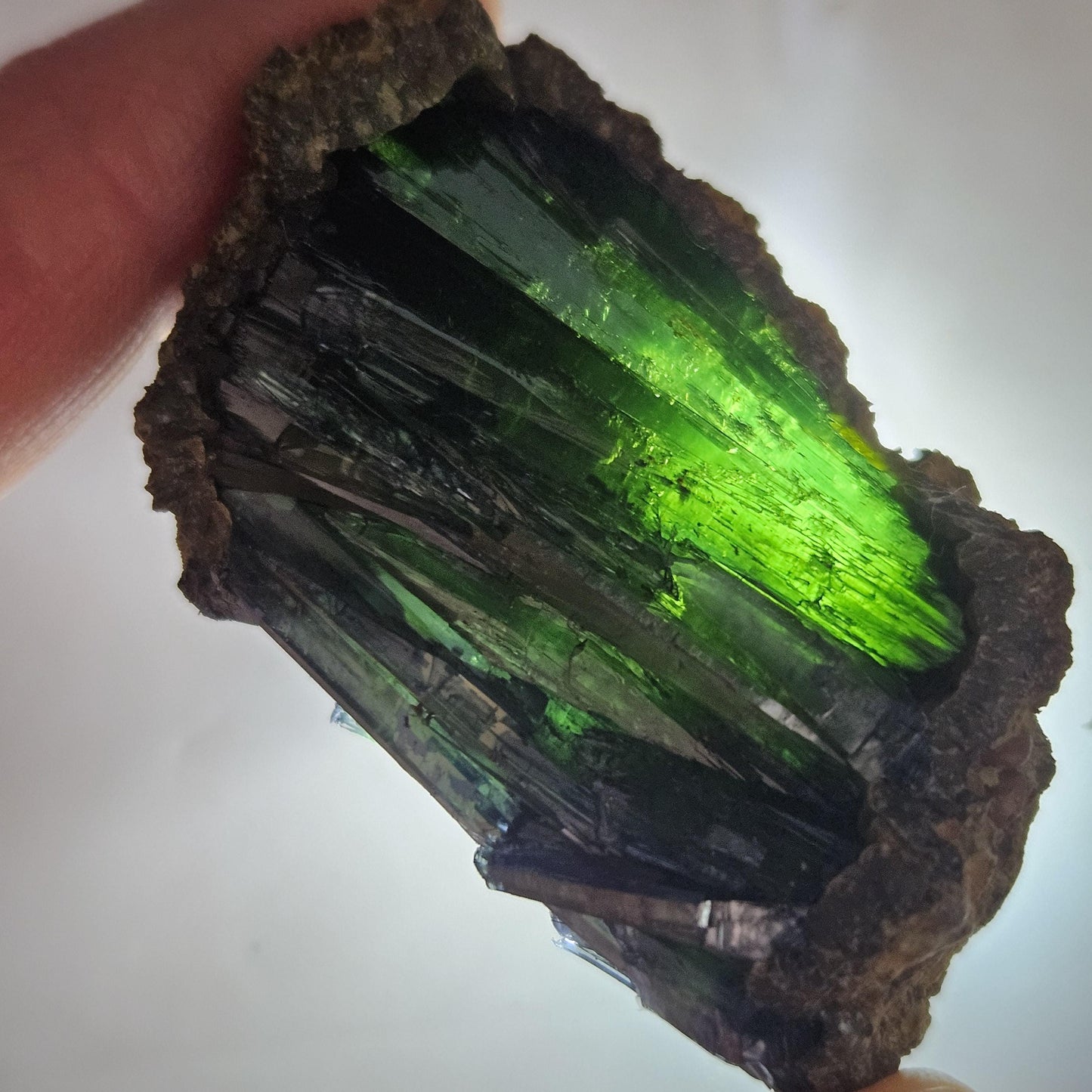 Vivianite Crystal Cluster 28.10g, Vivianite Specimen, Raw Blue