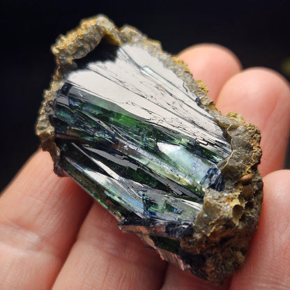 Vivianite Crystal Cluster 28.10g, Vivianite Specimen, Raw Blue