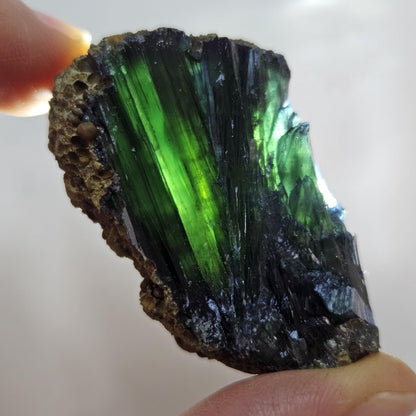 Vivianite Crystal Cluster 28.10g, Vivianite Specimen, Raw Blue