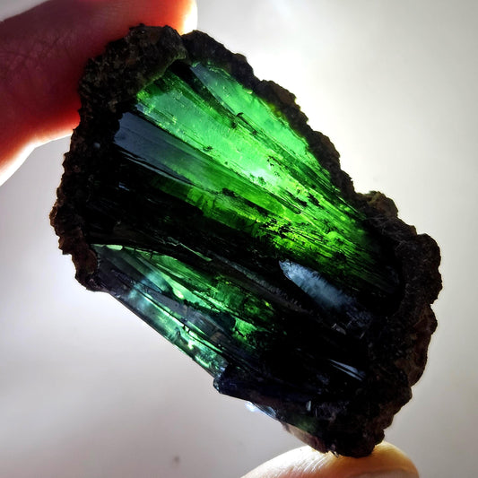 Vivianite Crystal Cluster 28.10g, Vivianite Specimen, Raw Blue