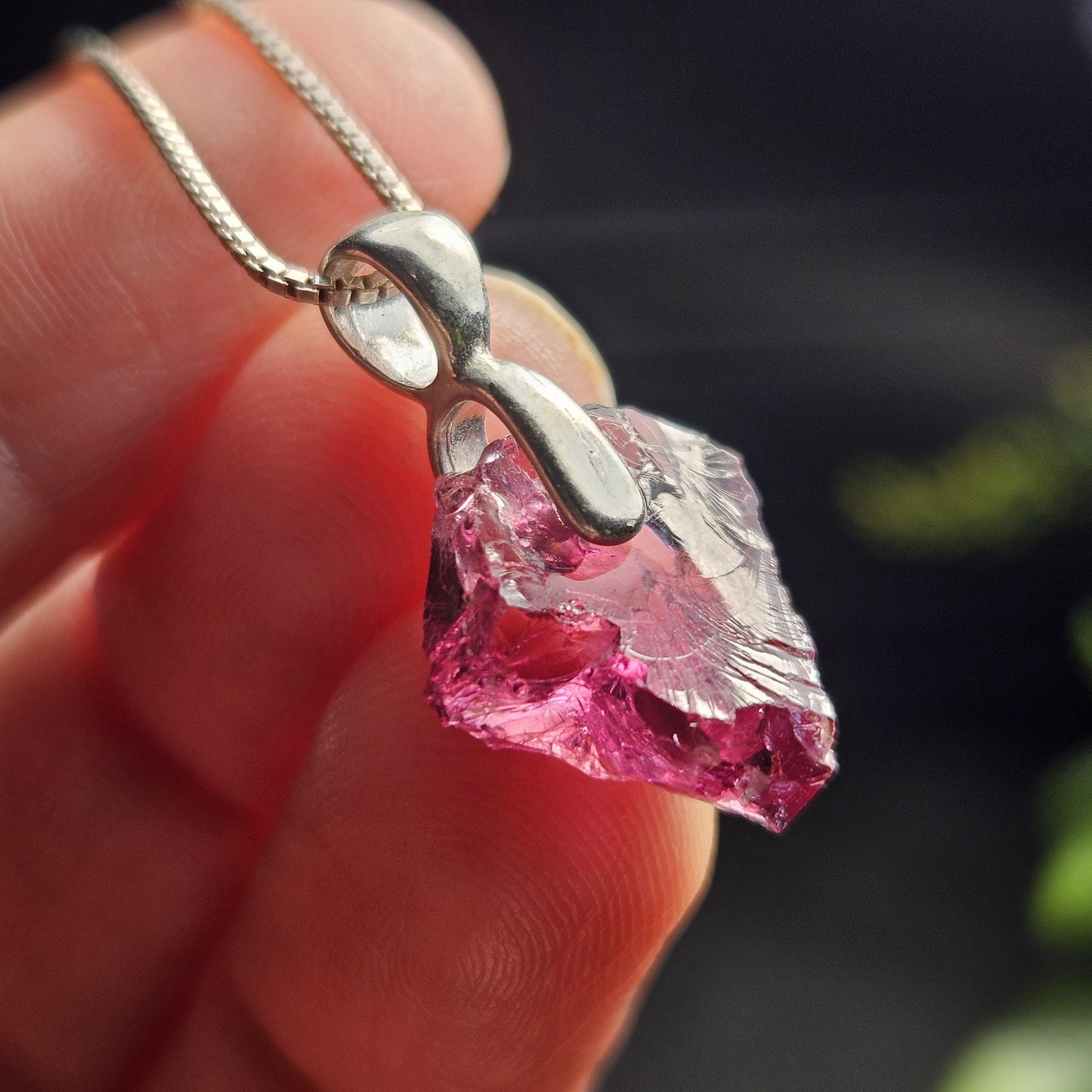Raspberry Garnet Pendant