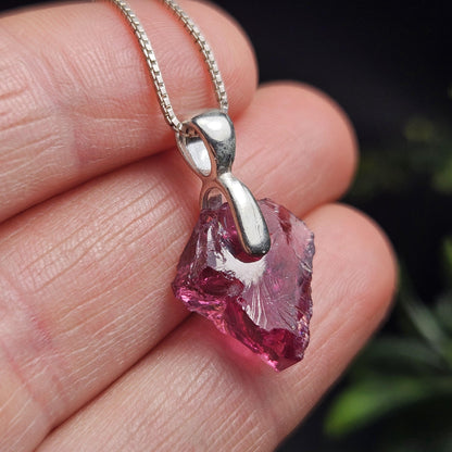 Raspberry Garnet Pendant