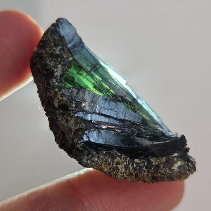 Vivianite Crystal Cluster 12.45g, Vivianite Specimen, Raw Blue