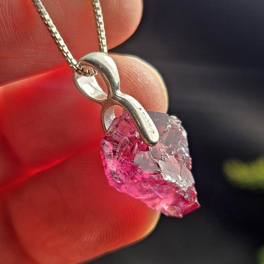 Raspberry Garnet Pendant