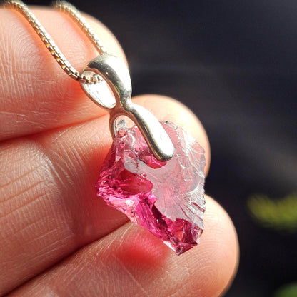Raspberry Garnet Pendant