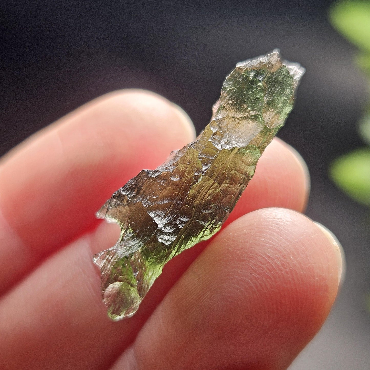 Moldavite Specimen from Vrabce 2.07g