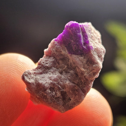 Gel Sugilite Crystal 4.87g, Raw South African Sugilite Stone Specimen