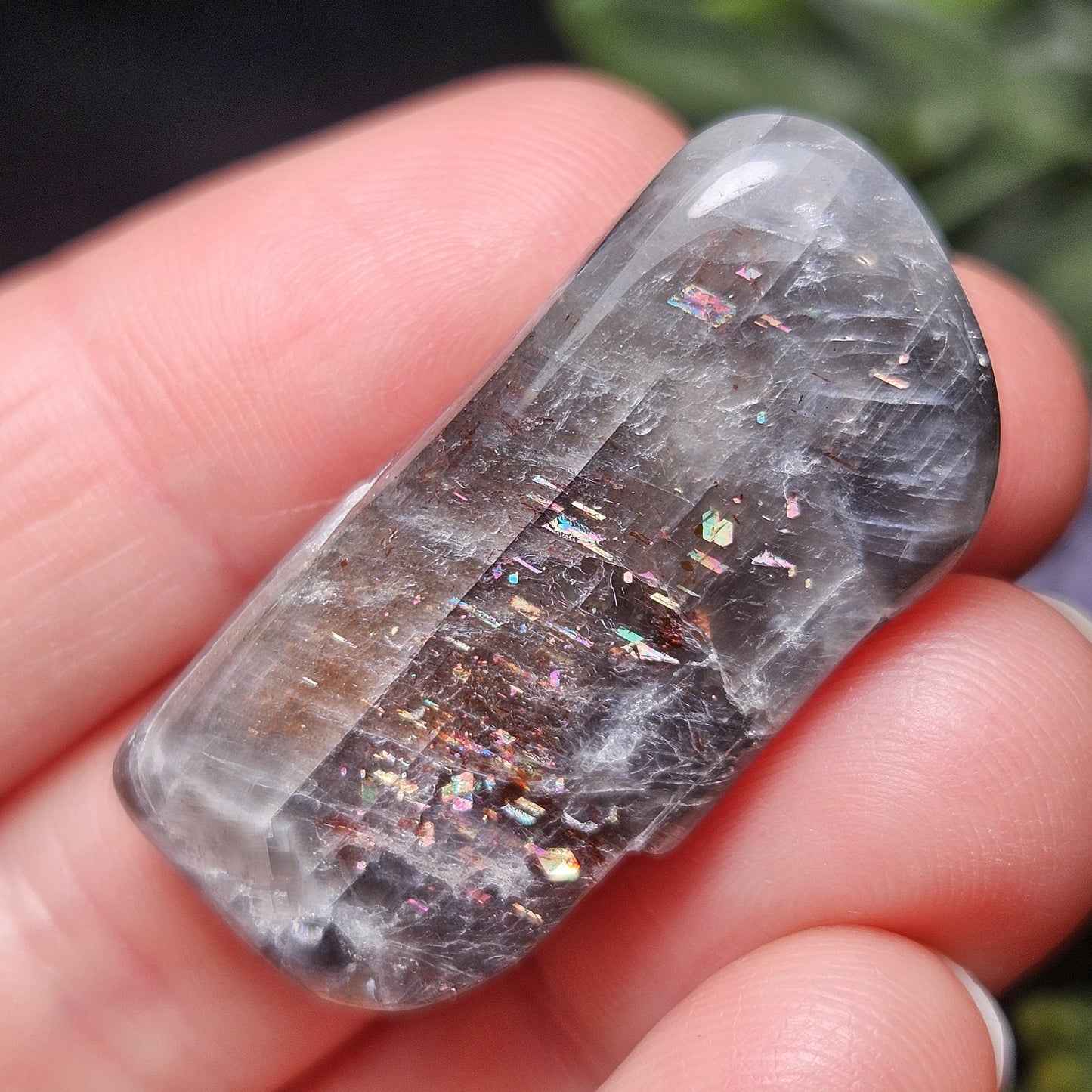 Meteor Shower Sunstone from Tanzania (8