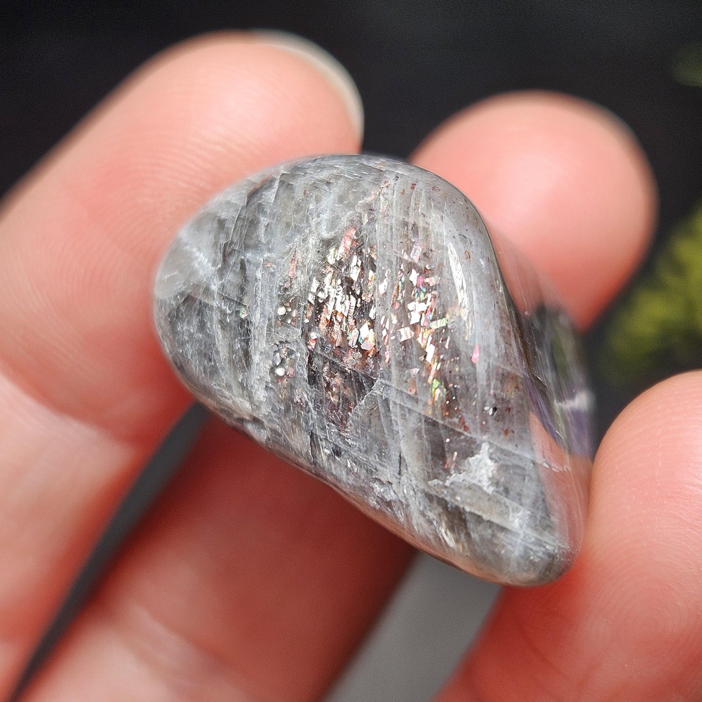 Meteor Shower Sunstone from Tanzania (8