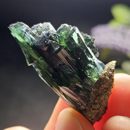 AAA Vivianite Crystal Specimen 13.37g, Terminated Vivianite Crystal, Raw Blue