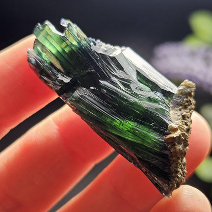 AAA Vivianite Crystal Specimen 13.37g, Terminated Vivianite Crystal, Raw Blue