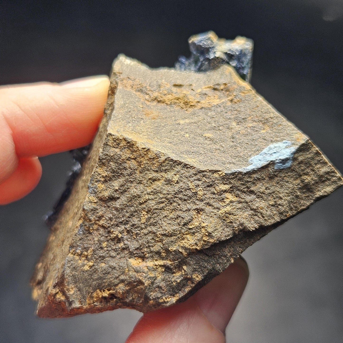 Vivianite Crystal Cluster 126.53g, Vivianite Specimen, Raw Blue