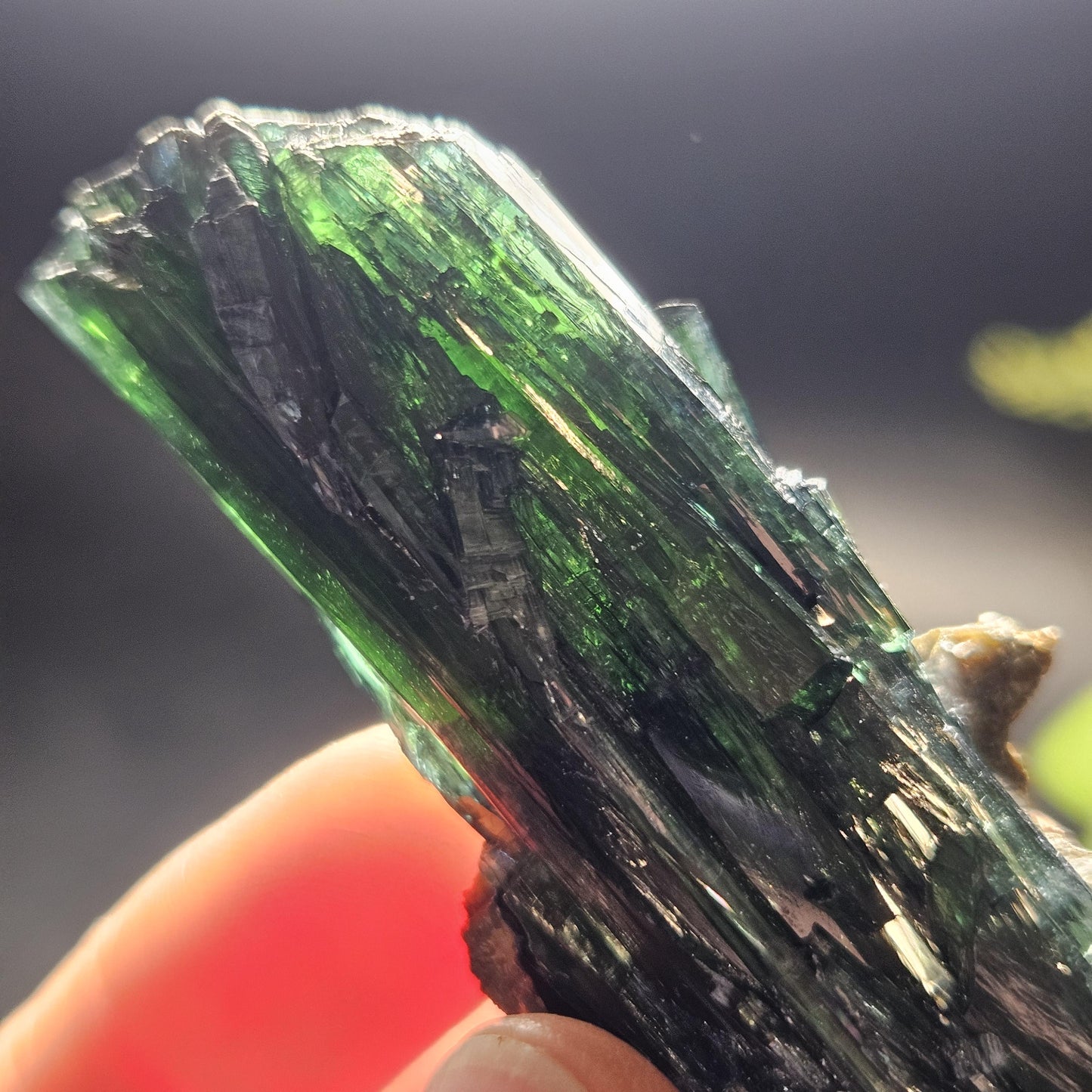 Vivianite Crystal Specimen 39.00g, Terminated Vivianite Crystal, Raw Blue
