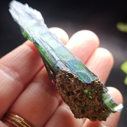 Vivianite Crystal Cluster 18.37g, Vivianite Specimen, Raw Blue