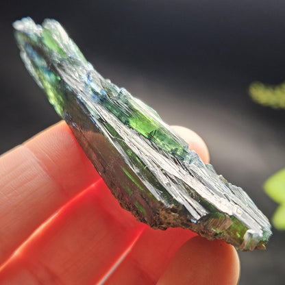 Vivianite Crystal Cluster 18.37g, Vivianite Specimen, Raw Blue