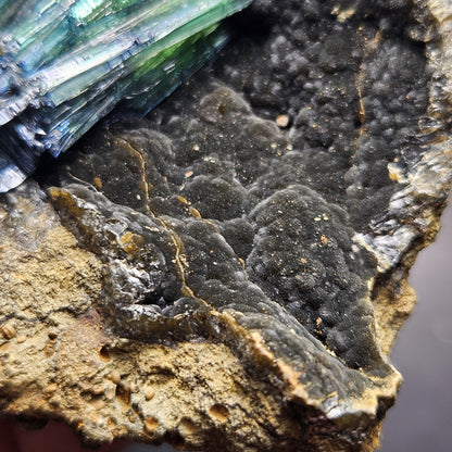 Vivianite Crystal Cluster 254.86g, Vivianite Specimen, Raw Blue