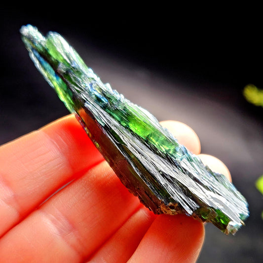 Vivianite Crystal Cluster 18.37g, Vivianite Specimen, Raw Blue