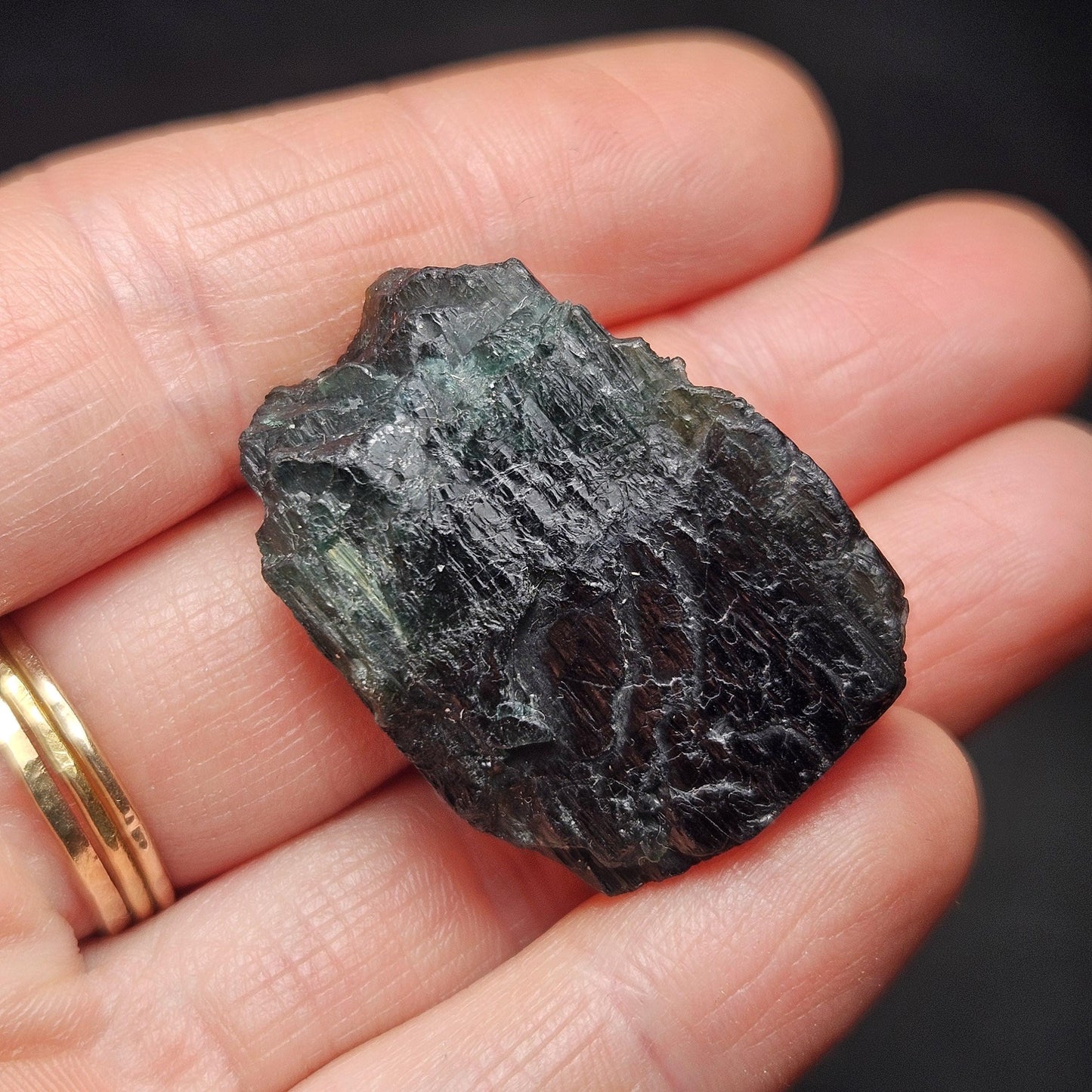 Blue Tourmaline Crystal 14.19g