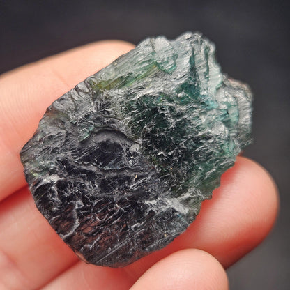 Blue Tourmaline Crystal 14.19g