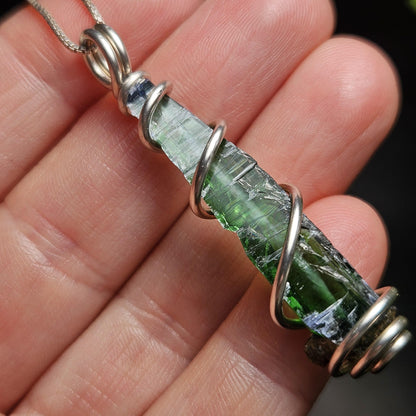 Vivianite Crystal Pendant, High Quality Terminated Specimen