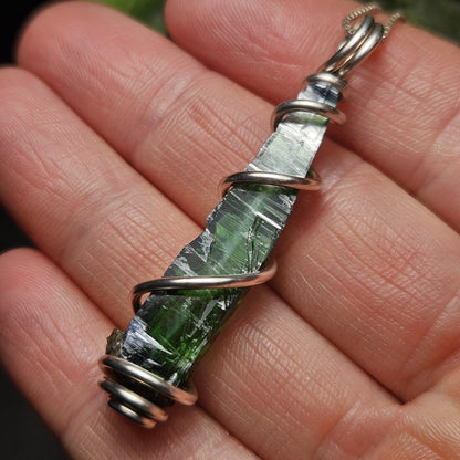 Vivianite Crystal Pendant, High Quality Terminated Specimen
