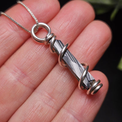 Vivianite Crystal Pendant, High Quality Terminated Specimen