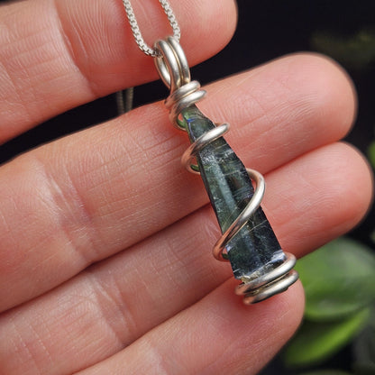 Vivianite Crystal Pendant, High Quality Terminated Specimen