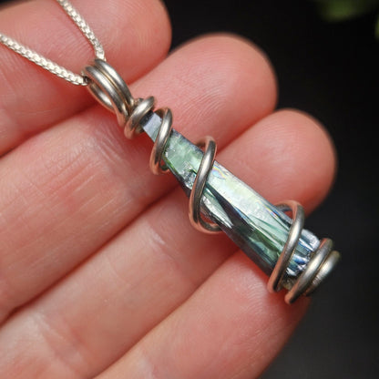Vivianite Crystal Pendant, High Quality Terminated Specimen