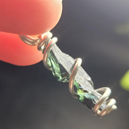 Vivianite Crystal Pendant, High Quality Terminated Specimen