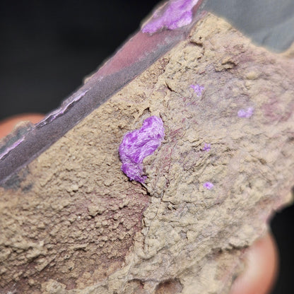 Fibrous Sugilite Specimen 75.95g, Raw South African Sugilite Crystal