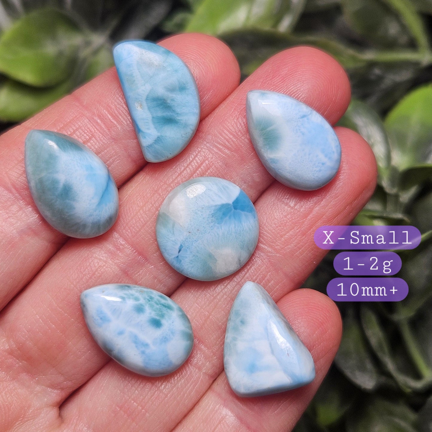 Blue Larimar Crystal Specimens, Choose Your Size