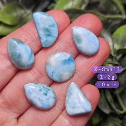 Blue Larimar Crystal Specimens, Choose Your Size