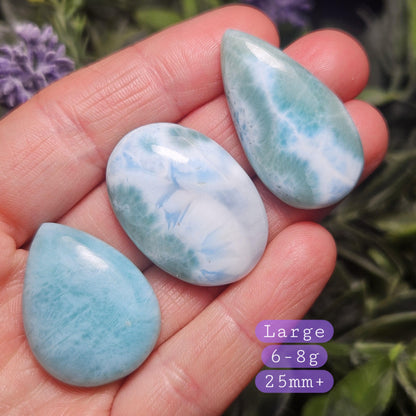 Blue Larimar Crystal Specimens, Choose Your Size