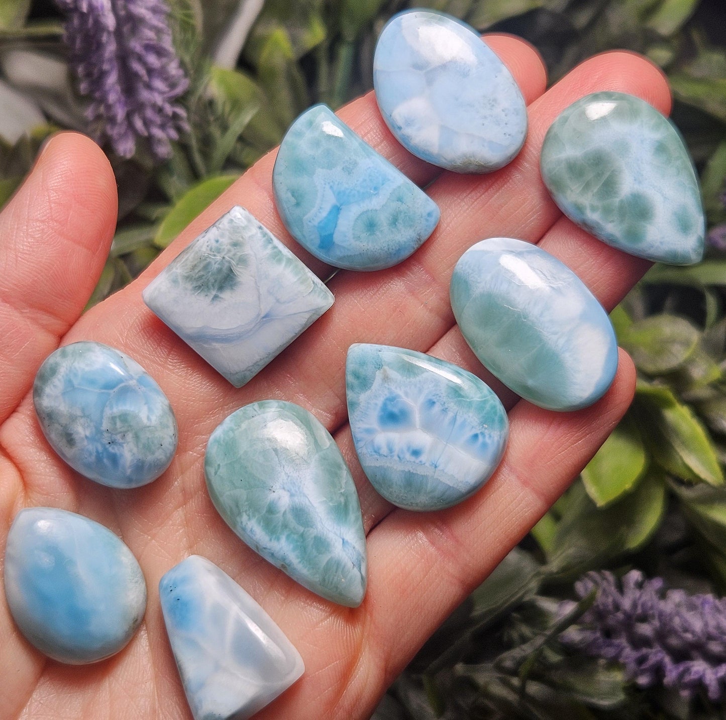 Blue Larimar Crystal Specimens, Choose Your Size