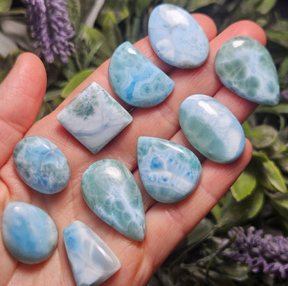 Blue Larimar Crystal Specimens, Choose Your Size