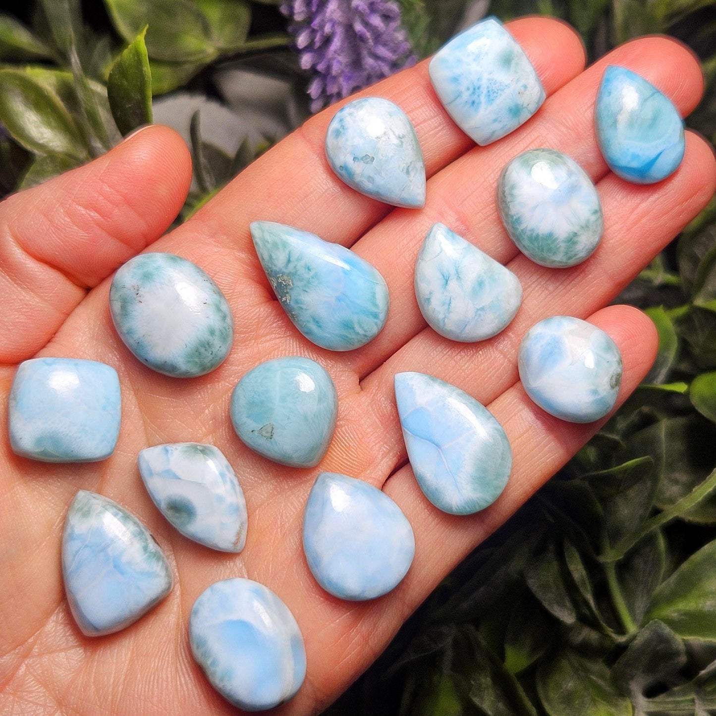 Blue Larimar Crystal Specimens, Choose Your Size