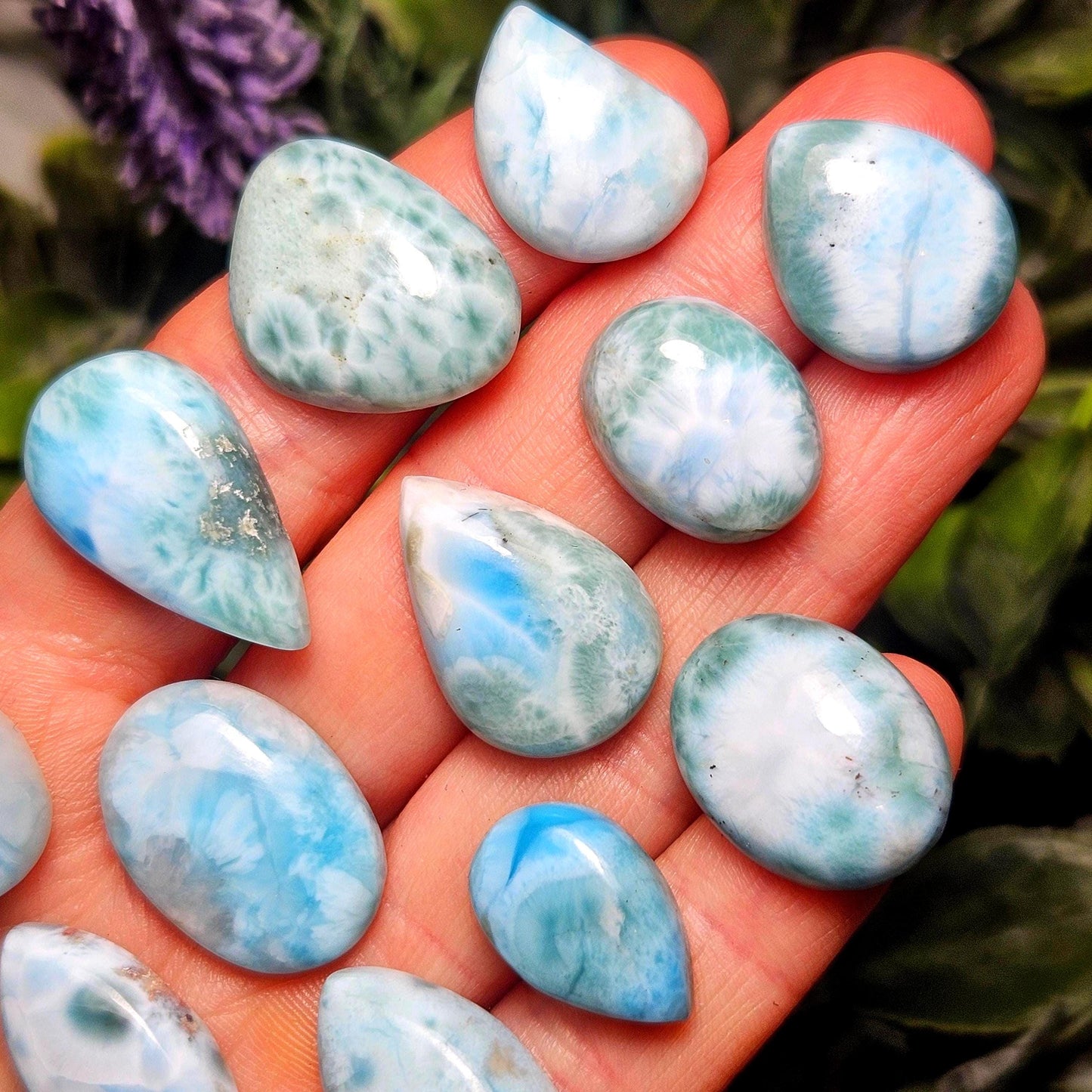Blue Larimar Crystal Specimens, Choose Your Size