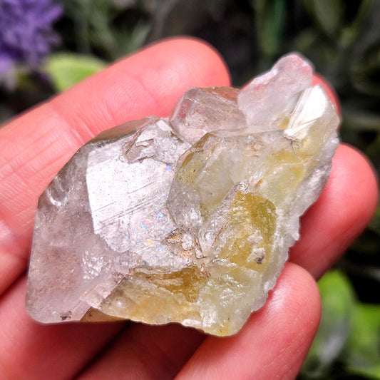 Datolite Crystal with Rainbow Inclusions 29.45g