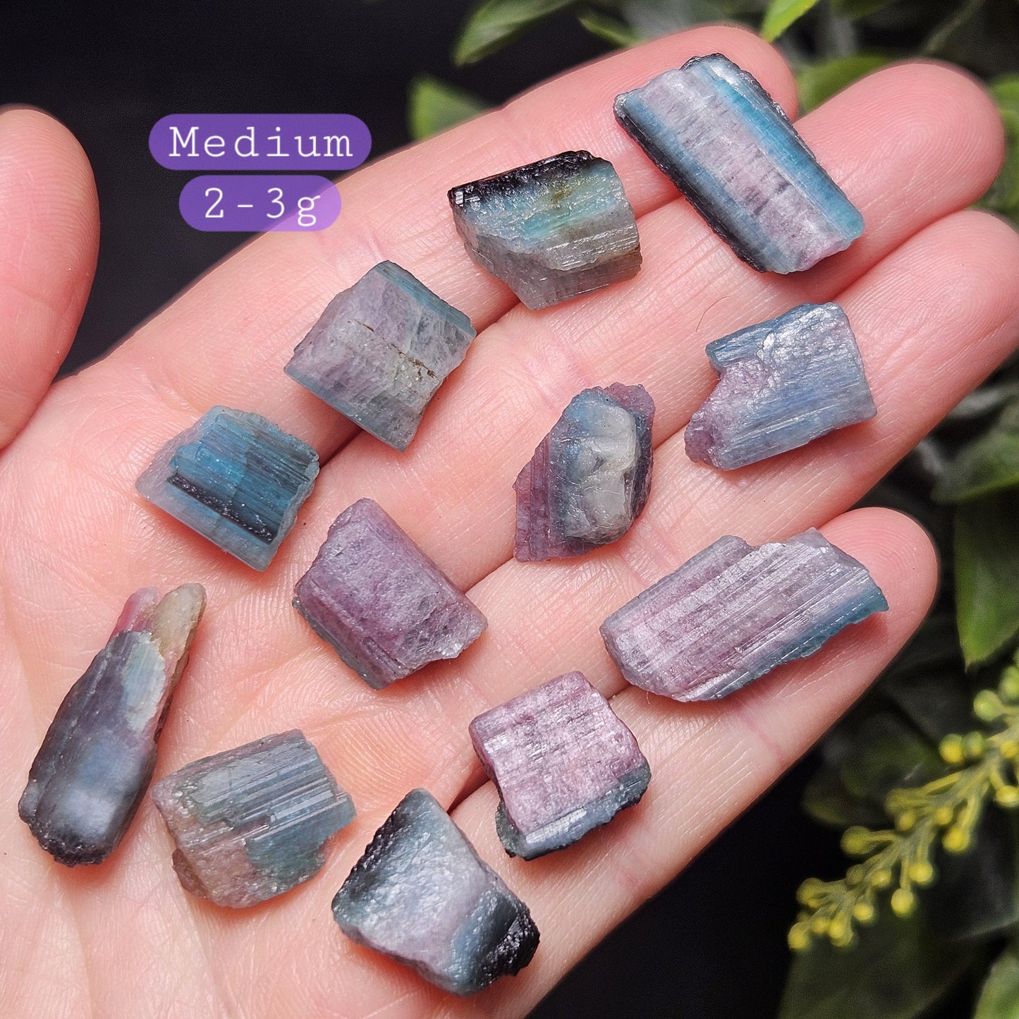 Paraiba Blue Tourmaline from Brazil, Choose Your Size