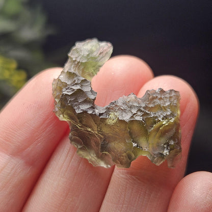 Moldavite Specimen 4.18g, Authentic Moldavite Crystal