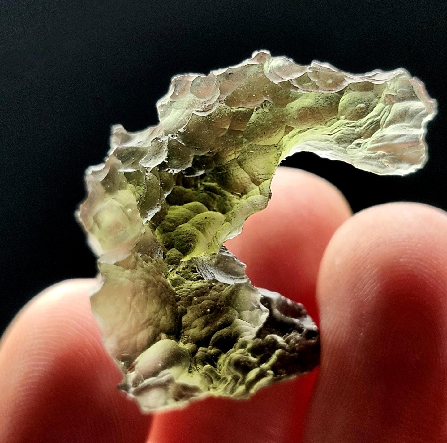Moldavite Specimen 4.18g, Authentic Moldavite Crystal