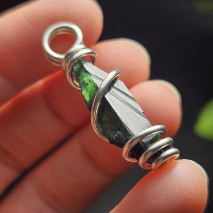 Vivianite Crystal Pendant, High Quality Terminated Specimen