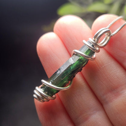 Vivianite Crystal Pendant, High Quality Terminated Specimen