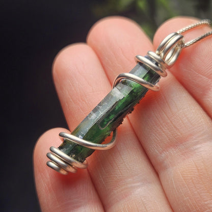 Vivianite Crystal Pendant, High Quality Terminated Specimen
