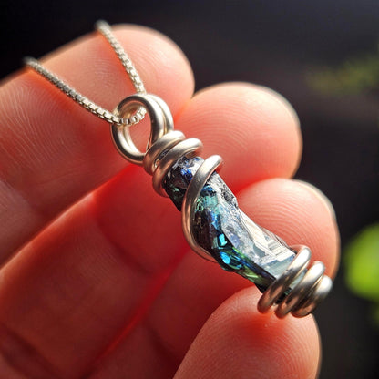Vivianite Crystal Pendant, High Quality Terminated Specimen